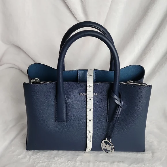 Michael Kors Dark Blue Satchel Bag - Picture 6 of 6